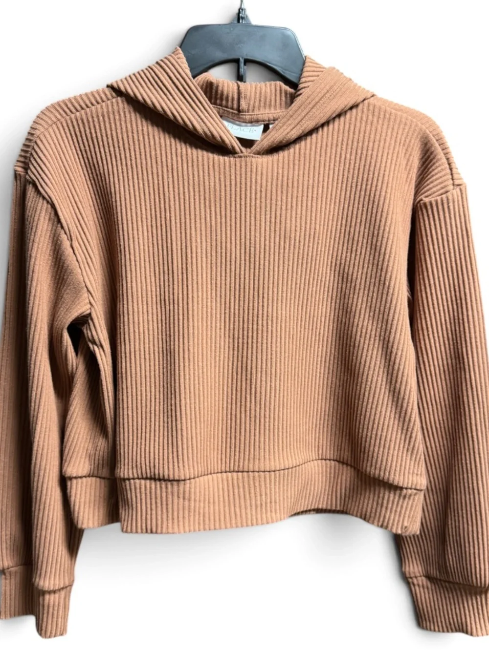 The Children's Place Girls XL 14 Pecan Pie Plush Rib Hoodie NWT
